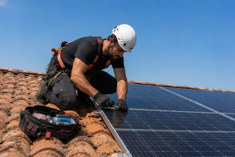 Maintenance et monitoring de panneaux solaires à Saint-Julien-de-l'Escap