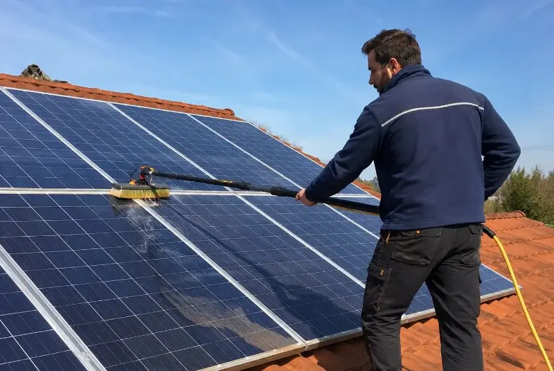 Nettoyage et entretien de panneaux solaires à Saint-Julien-de-l'Escap