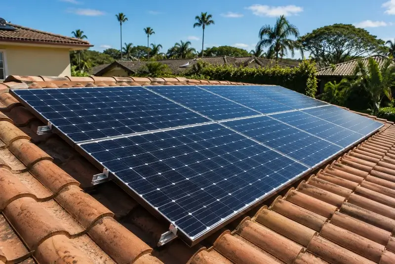 Installation de panneaux solaires à Saint-Julien-de-l'Escap